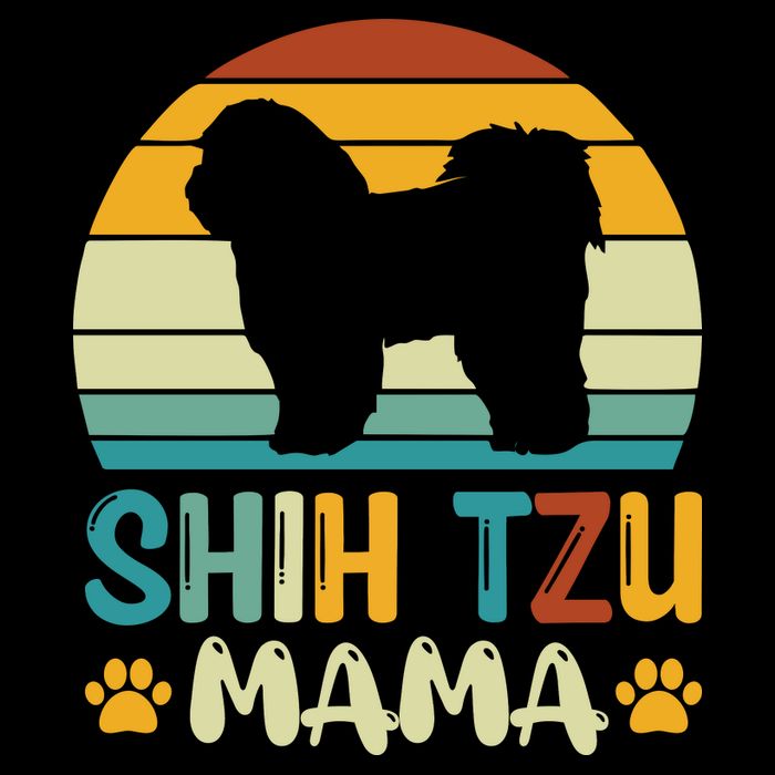 Shih Tzu Mama Zip Tote Bag