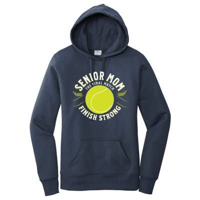 Senior Tennis Mom Cute Gift Women's Pullover Hoodie