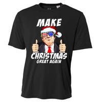 Santa Trump Make Christmas Great Again Family Matching Cooling Performance Crew T-Shirt