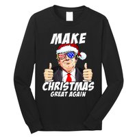 Santa Trump Make Christmas Great Again Family Matching Long Sleeve Shirt