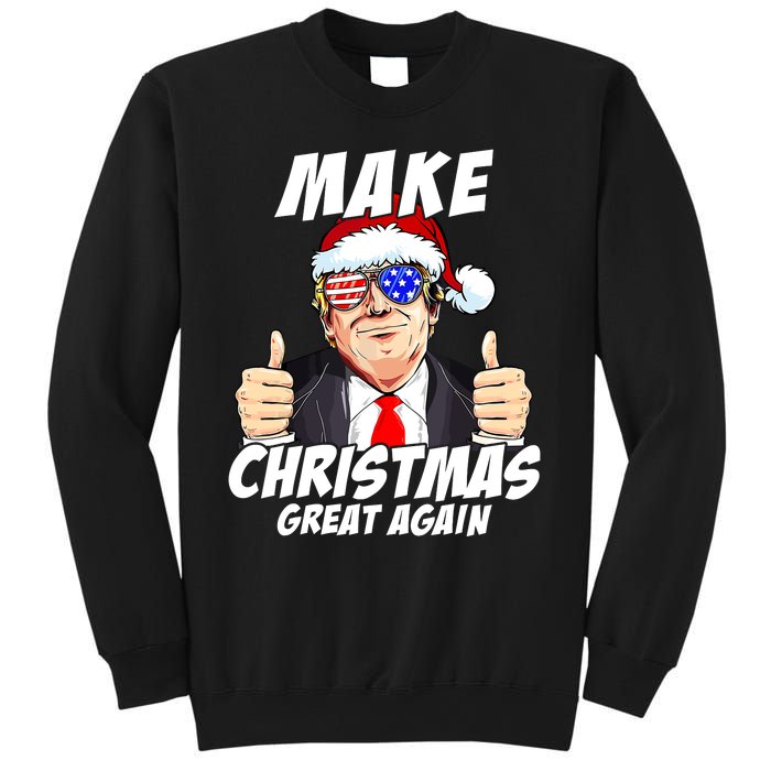 Santa Trump Make Christmas Great Again Family Matching Sweatshirt