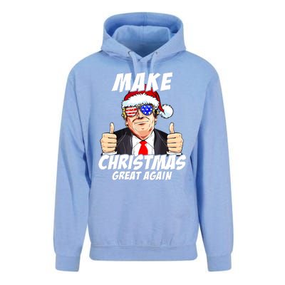 Santa Trump Make Christmas Great Again Family Matching Unisex Surf Hoodie