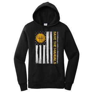 Save The Manuals 6 Speed Manual Transmission Three Pedals Women's Pullover Hoodie