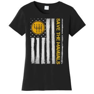 Save The Manuals 6 Speed Manual Transmission Three Pedals Women's T-Shirt