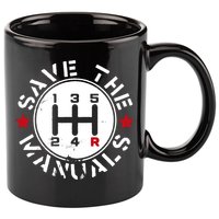 Save The Manuals 11oz C Handle Ceramic Mug