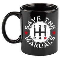 Save The Manuals 11oz C Handle Ceramic Mug