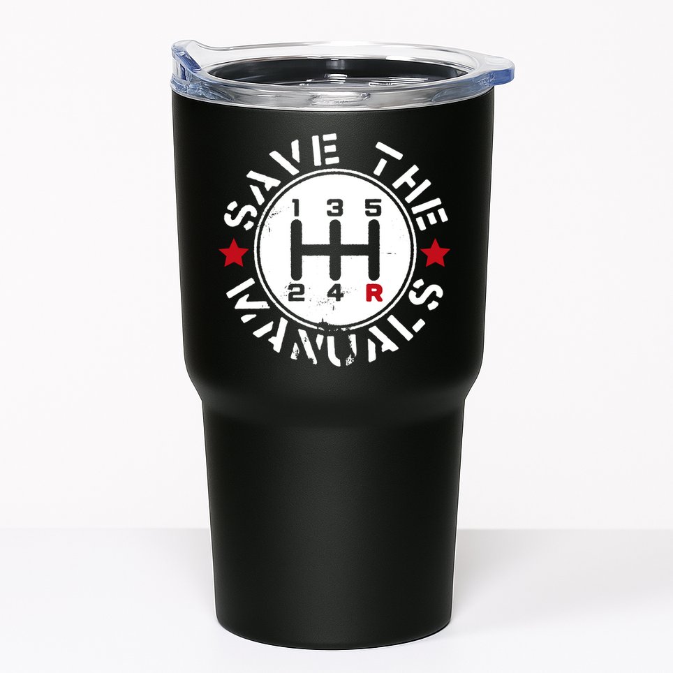 Save The Manuals Tumbler