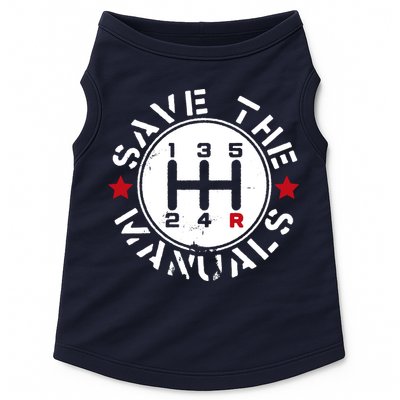 Save The Manuals Doggie Tank