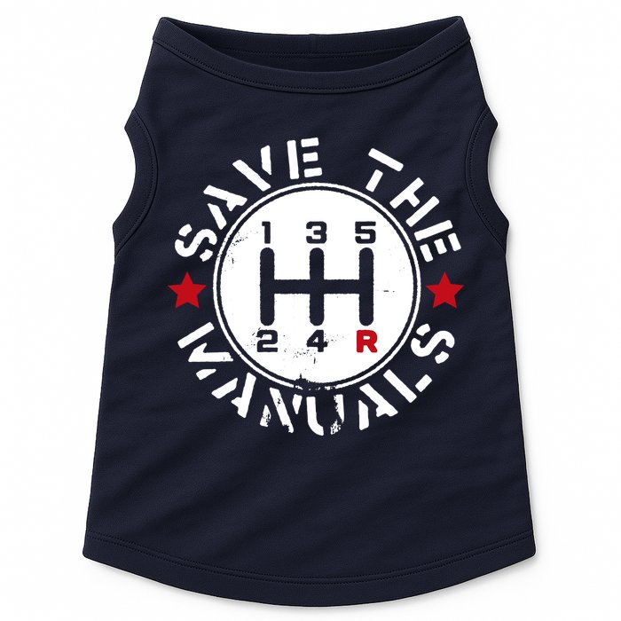 Save The Manuals Doggie Tank