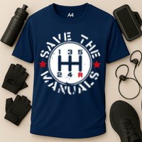 Save The Manuals Cooling Performance Crew T-Shirt