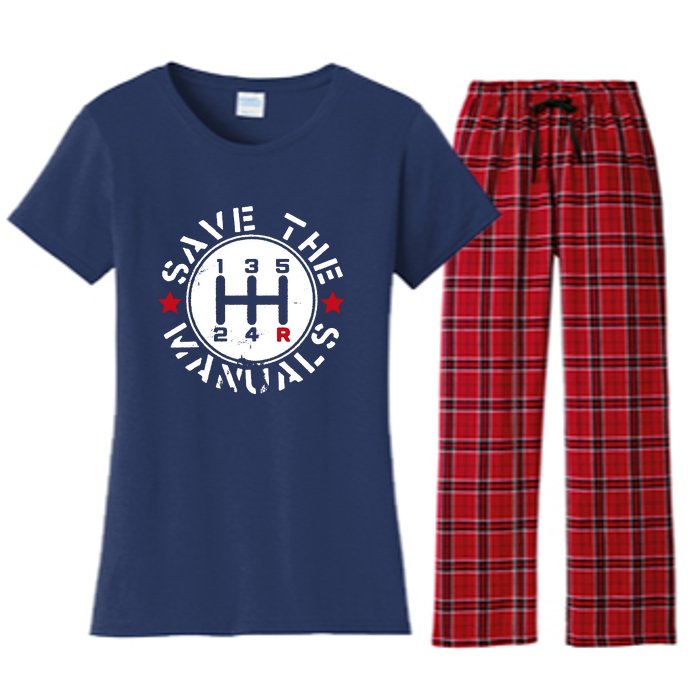 Save The Manuals Women's Flannel Pajama Set