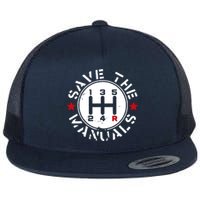 Save The Manuals Flat Bill Trucker Hat