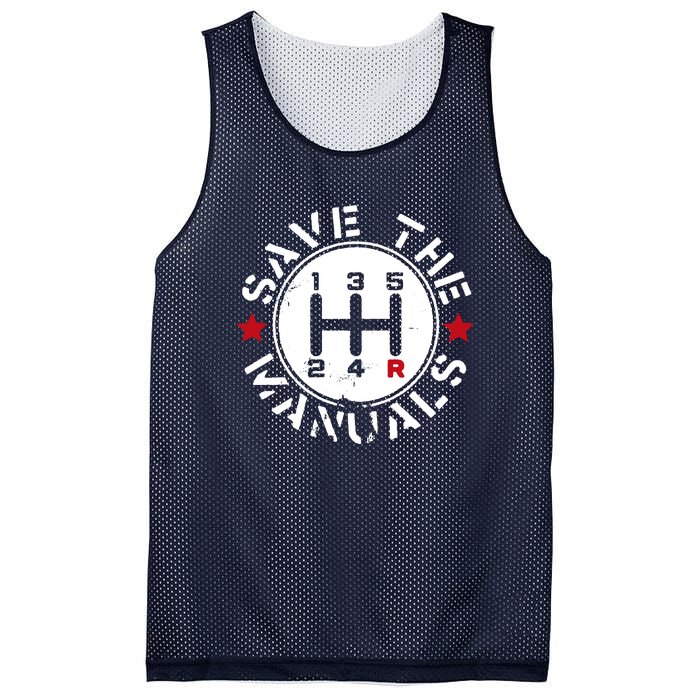 Save The Manuals Mesh Reversible Basketball Jersey Tank