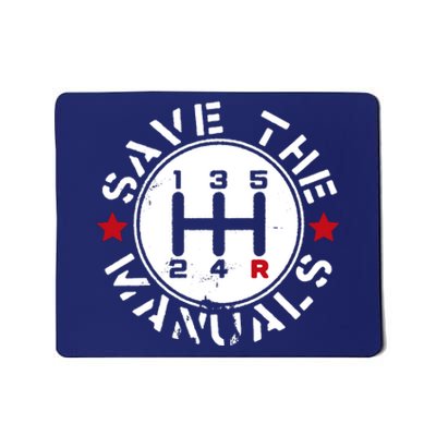 Save The Manuals Mousepad