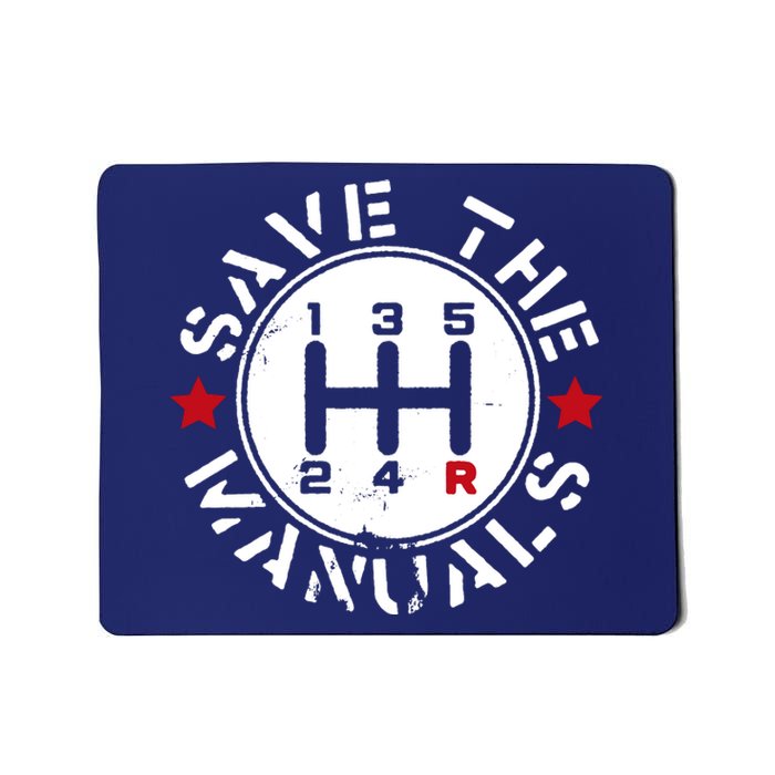 Save The Manuals Mousepad