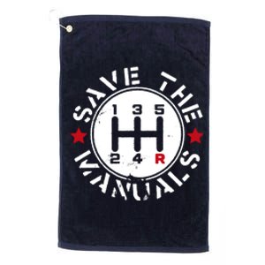 Save The Manuals Platinum Collection Golf Towel