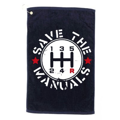 Save The Manuals Golf Towel