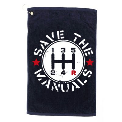 Save The Manuals Platinum Collection Golf Towel