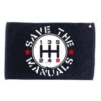 Save The Manuals Grommeted Golf Towel