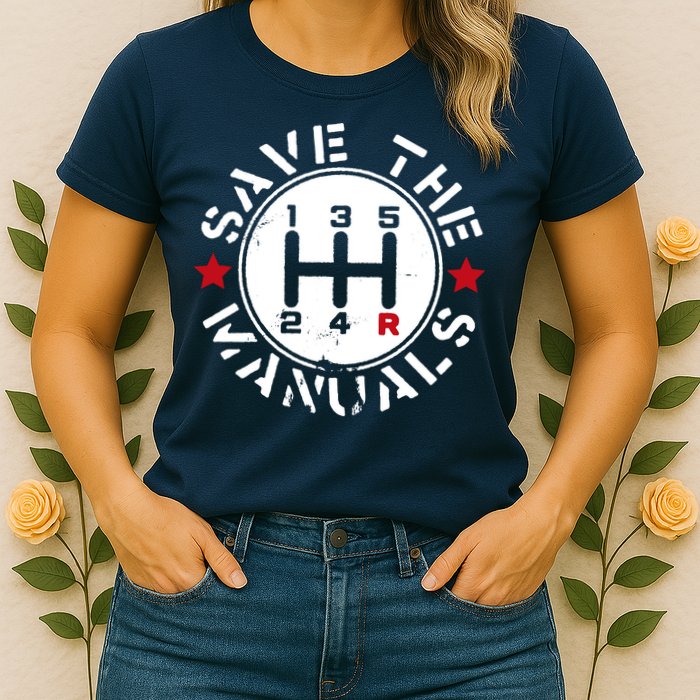 Save The Manuals Womens T-Shirt
