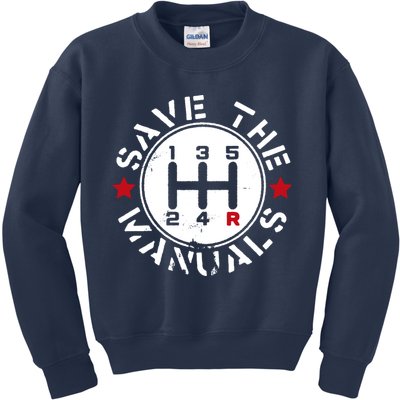 Save The Manuals Kids Sweatshirt