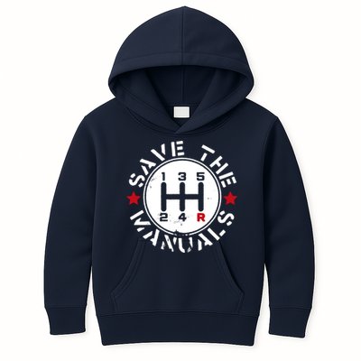Save The Manuals Kids Hoodie