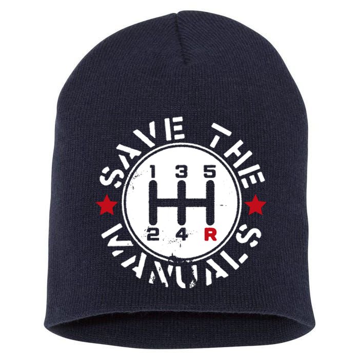 Save The Manuals Short Acrylic Beanie