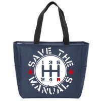 Save The Manuals Zip Tote Bag