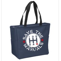 Save The Manuals Zip Tote Bag