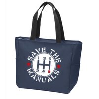 Save The Manuals Zip Tote Bag