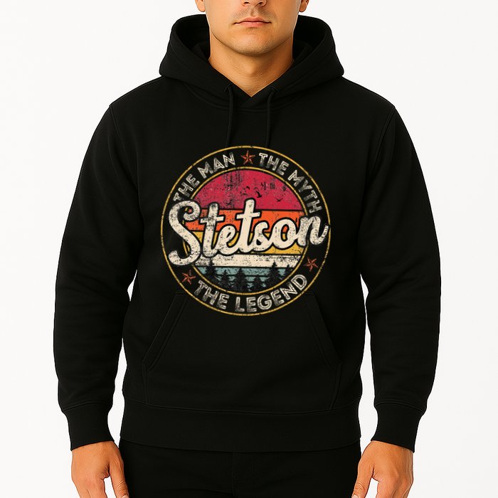 Stetson The Man The Myth The Legend Personalized Name Hoodie
