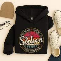 Stetson The Man The Myth The Legend Personalized Name Hoodie