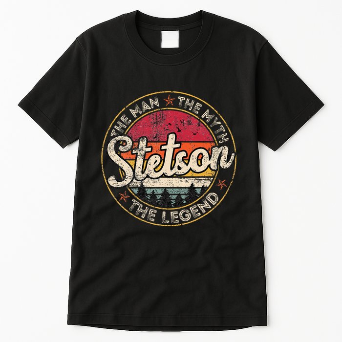 Stetson The Man The Myth The Legend Personalized Name Tall T-Shirt