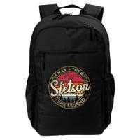 Stetson The Man The Myth The Legend Personalized Name Backpack