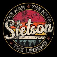 Stetson The Man The Myth The Legend Personalized Name Button