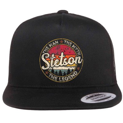 Stetson The Man The Myth The Legend Personalized Name Flatbill Hat