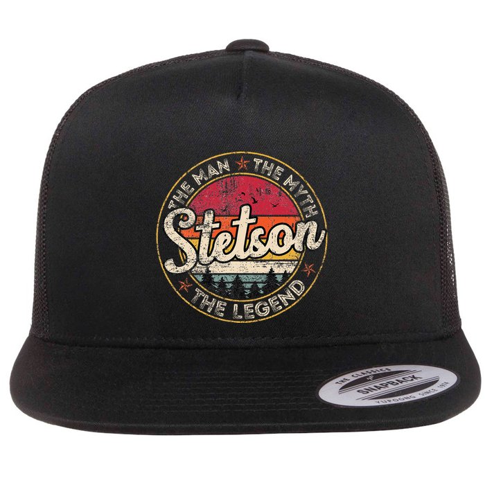 Stetson The Man The Myth The Legend Personalized Name Flatbill Hat