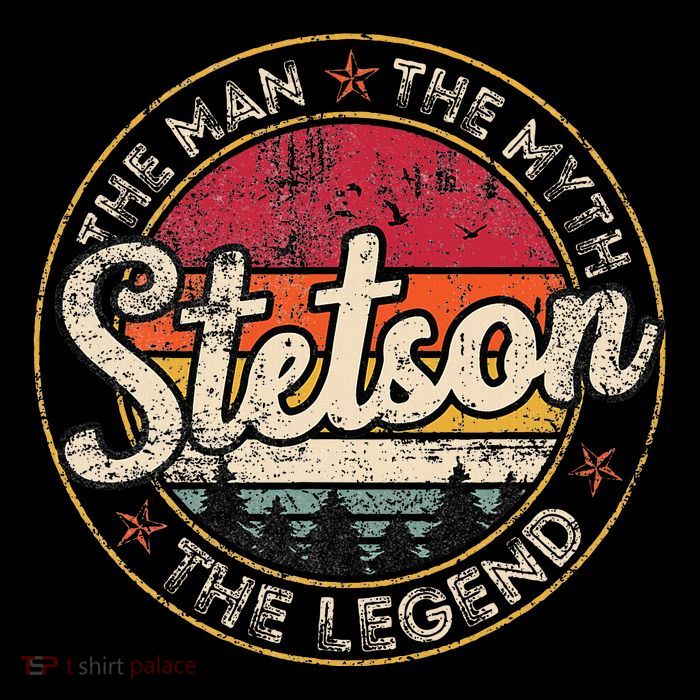 Stetson The Man The Myth The Legend Personalized Name Magnet