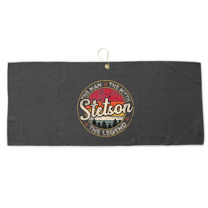 Stetson The Man The Myth The Legend Personalized Name Large Microfiber Waffle Golf Towel