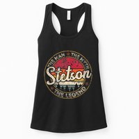 Stetson The Man The Myth The Legend Personalized Name Womens Tank Top