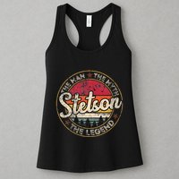 Stetson The Man The Myth The Legend Personalized Name Womens Tank Top