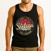 Stetson The Man The Myth The Legend Personalized Name Tank Top