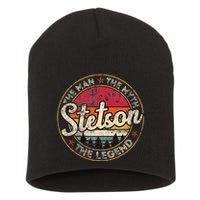 Stetson The Man The Myth The Legend Personalized Name Short Acrylic Beanie