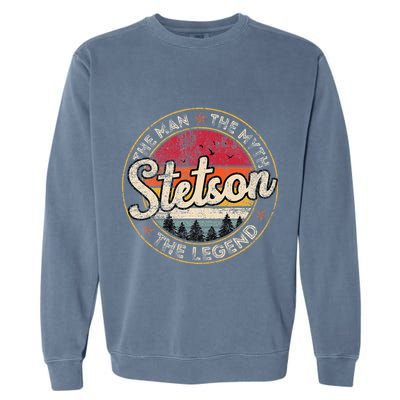 Stetson The Man The Myth The Legend Personalized Name Garment-Dyed Sweatshirt