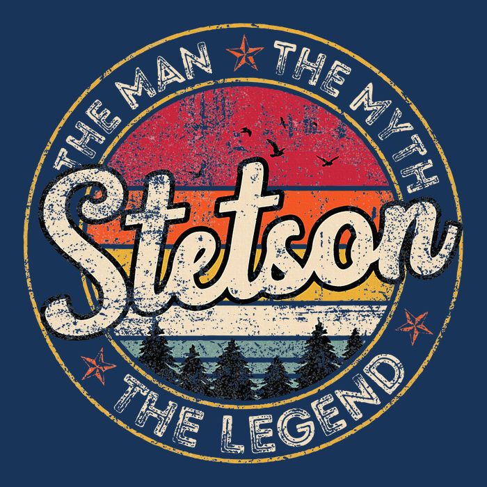Stetson The Man The Myth The Legend Personalized Name Infant Baby Jersey Bodysuit