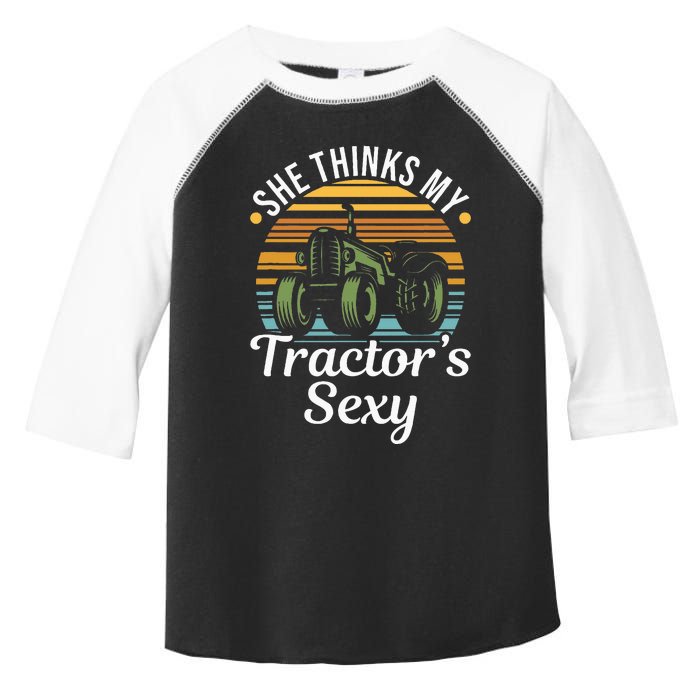 She Thinks My TractorS Sexy Tractor Driver Toddler Fine Jersey T-Shirt