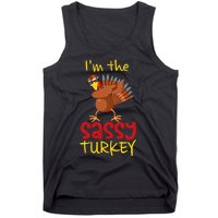 Sassy Turkey Matching Family Group Thanksgiving Party Tank Top