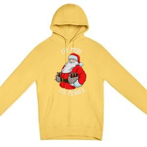 Santa The More The Merrier Christmas Beer Six Packs Funny Gift Premium Pullover Hoodie