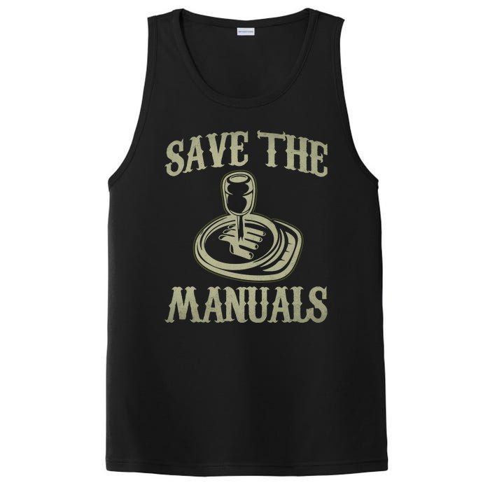 Save The Manuals Car Stick Shift Car Lover PosiCharge Competitor Tank