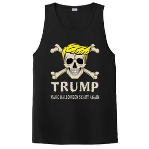 Skeleton Trump Make Halloween Scary Again America Great 24 PosiCharge Competitor Tank